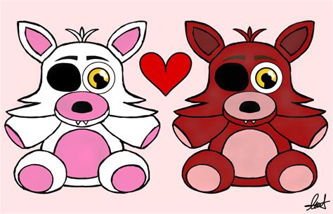 Fnaf Foxy X Mangle Plush By Rubyrose10 On Deviantart