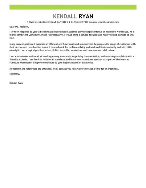 More images for cover letter sample for customer service job » Best Customer Service Representative Cover Letter Examples ...