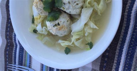 Then turn off the heat. Thai Inspired Chicken Meatball Soup with Cabbage Noodles (HCG P2) by glenwendy. A Thermomix ...