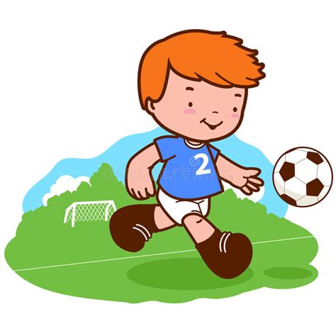 Boy Playing Soccer Royalty Free Stock Images Image 36620529