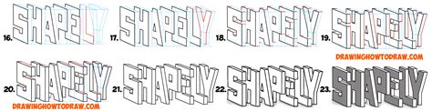 Firstly to inform you that we will be drawing a 3d heart in a step by step and easy method for beginners and kids equally. How to Draw 3D Letters, Stacked and at an Angle - Easy ...
