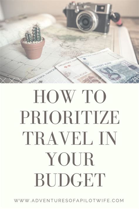Prioritizing Travel Into Your Budget Budget Travel Tips Budgeting