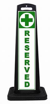 Portable Reserved Parking Signs