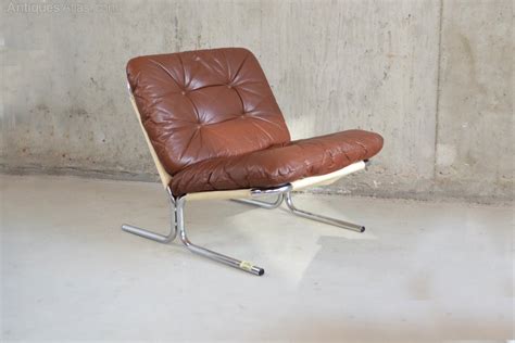 There are 312 leather chrome chair for sale on etsy, and they cost $574.29 on average. Antiques Atlas - Danish 1970s Leather And Chrome Lounge Chair