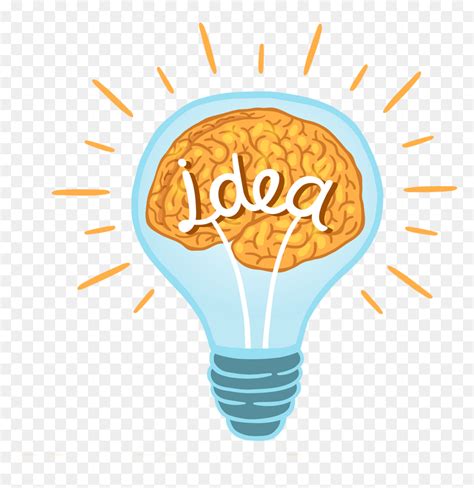 Idea Clipart Brain Creative Clipart Light Bulb Hd Png Download Vhv