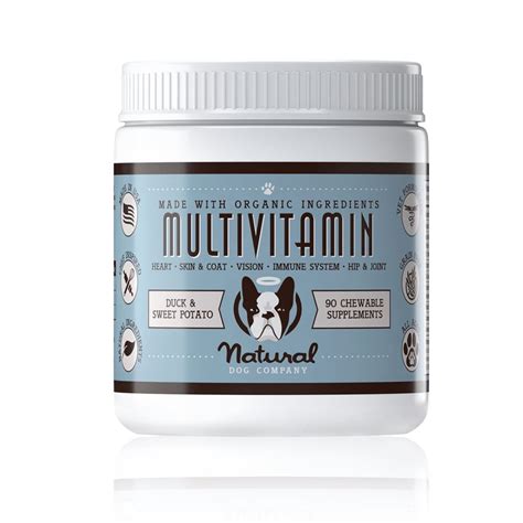 The following dog foods are listed in random order. Natural Dog Company MultiVitamin Chewable Supplement for ...