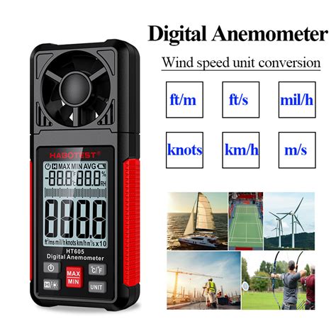 Digital Anemometer Handheld Wind Speed Meter Wind Speed Wind