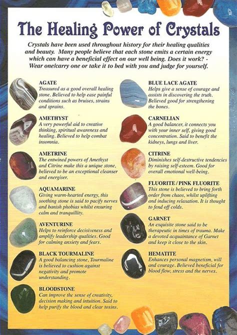 Bodyspirtitual The Healing Power Of Crystals
