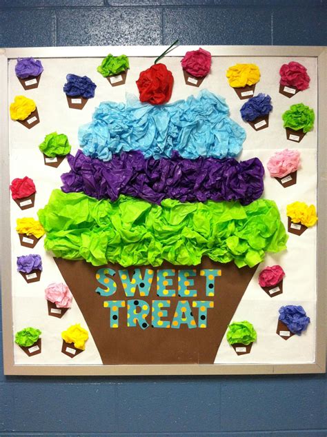 Class Room Bulletin Board Sweet Treat Cupcake Candy Theme Classroom