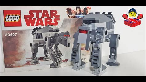 Lego Star Wars First Order Heavy Assault Walker Speed Build Set 30497