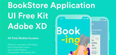 Bookstore App Free Ui Kit For Xd Inkyy