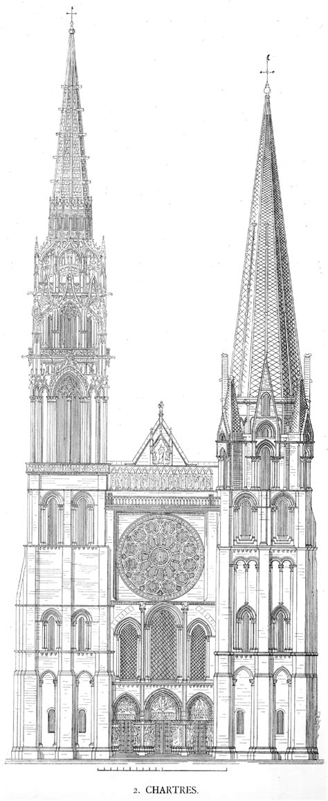 Medieval Chartres Plans and Drawings