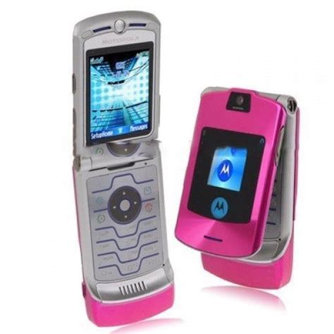 Motorazr Razr V3i Unlocked Cell Phone Atandt T Mobile Hot Pink
