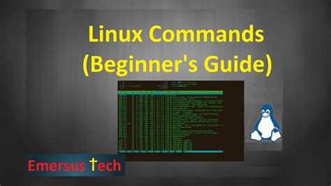 Linux Commands Beginners Guide Youtube