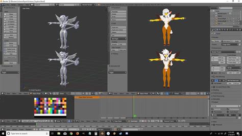 D Model Acheron Gryphons Nude Vr Ar Low Poly Rigged Cgtrader