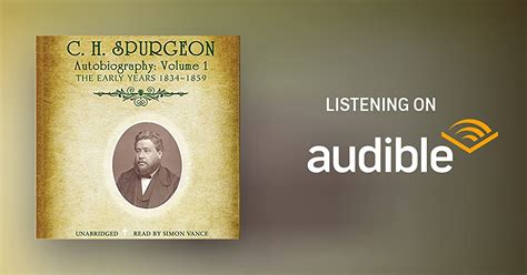 Ch Spurgeons Autobiography Vol 1 By C H Spurgeon Audiobook