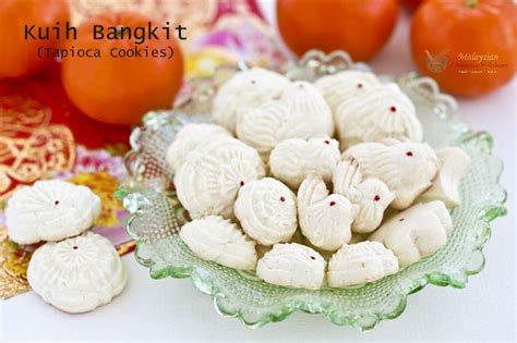 Plain cheung fun, shrimp cheung fun/har cheung, dried shrimp, char siu cheung, and zha leung cheung fun. Kuih Bangkit (Tapioca Cookies) | Recipe | Chinese new year ...