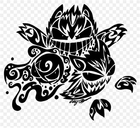 Black And White Gengar Pokemon Black And White Drawing Haunter Png