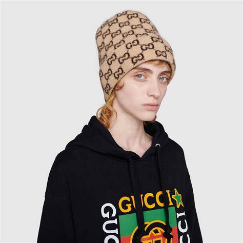 Shop The Gg Wool Hat In Beige At Guccicom Enjoy Free Shipping And