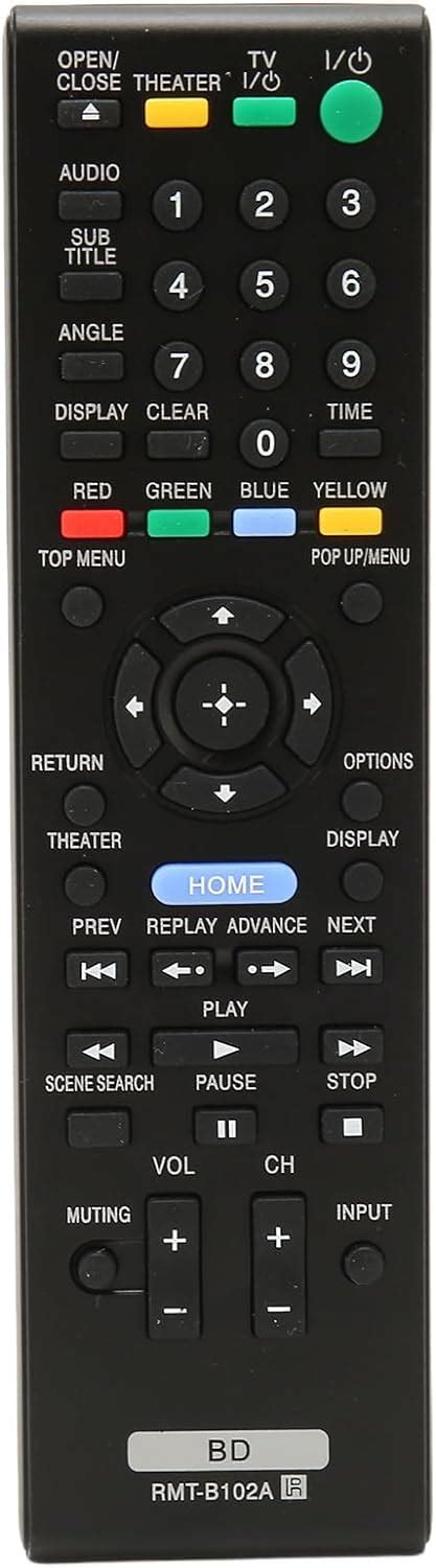 Amazon Rmt B A Remote Control For Sony Blu Ray Dvd Player