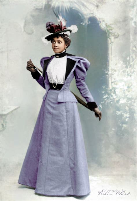 A Portrait Of A Victorian Era Woman Of Color Circa Late 1890s To Early