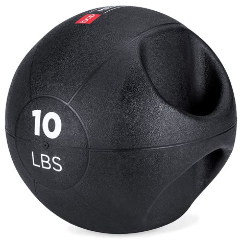 Best Choice Products 10lb Double Grip Weighted Medicine Ball Exercise