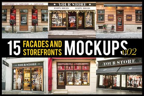 10 Realistic Storefront Mockup Psd Templates Mockuptree