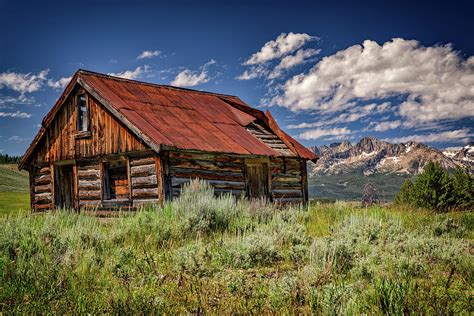 The Old Mountain Cabin Photograph By Rick Berk Pixels