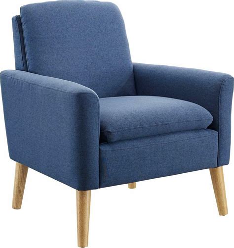 Dazone Modern Accent Fabric Chair Single Sofa Comfy Upholstered Arm