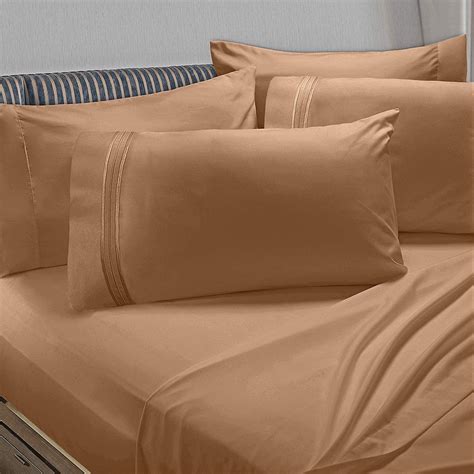 5 Piece 1800 Collection Bed Sheet Set With Extra Pillowcases Deep