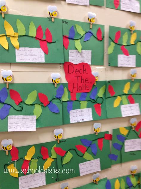 School Daisies Spend A Day In Second Grade Deck The Halls And