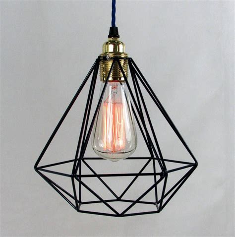 Are diamond shape and diamond cut interchangeable? Diamond Cage Pendant Light | Ceiling rose, Light bulb and ...