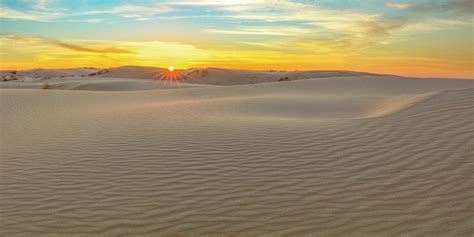 Texas Sand Dunes Sunrise Panorama 1 Photograph By Rob Greebon Pixels