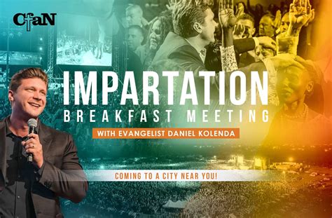 Evangelist Daniel Kolenda 2022 Impartation Breakfast Meetings
