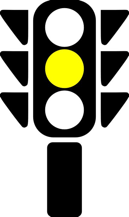 Traffic Light Yellow · Free Vector Graphic On Pixabay