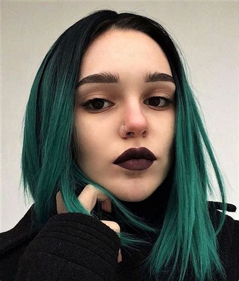 From there, hair needs to be toned to a cool blonde for the perfect canvas for the classic blue hue. 76 Stunning Green Hair Ideas That Are Mind Blowing