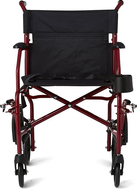 Buy Medline Ultralight Transport Wheelchair With 19” Wide Seat Folding