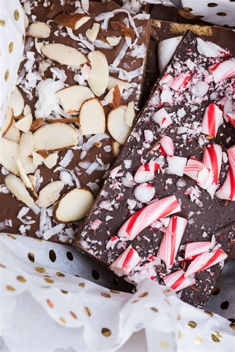 As for christmas cake, heavy and overfilling it is not to everybody's taste. Christmas Chocolate Bark Six Ways - The Sweetest Occasion