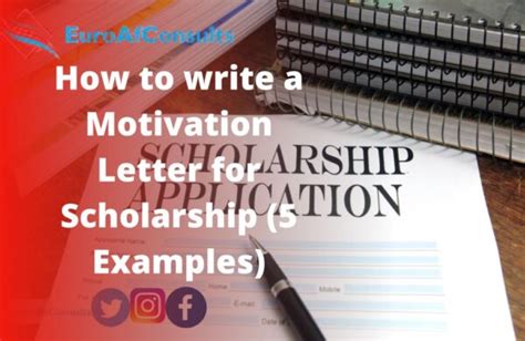 How To Write A Motivation Letter For Scholarship 5 Examples