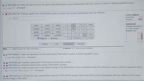 Solved 13 Problem 3 A Bullet Is Fired Horizontally Into