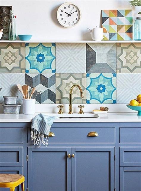 Kitchen Backsplash Idea Mix And Match Wood Wall Tiles Cocinasgrises