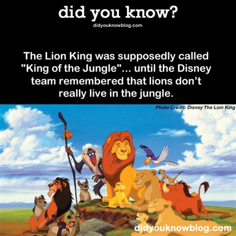 Lion King Disney Facts Disney Jokes Disney Fun Facts