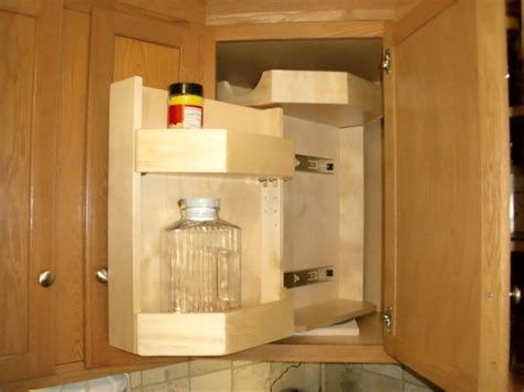 If you're award that the drawers and cabinets in your refrigerator get overcrowded, introduced synthetic packing containers can advice you organize. Glide-Around Corner Cabinet Solutions - Kitchen Drawer ...