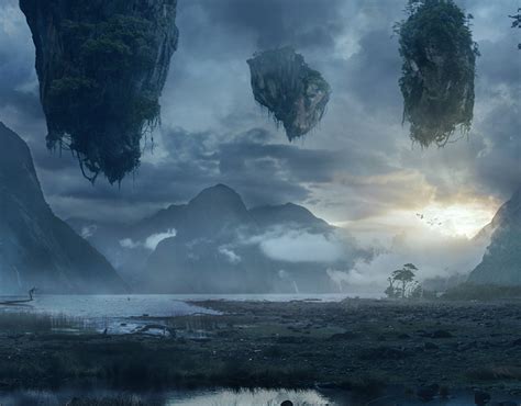 Another World Matte Painting On Behance