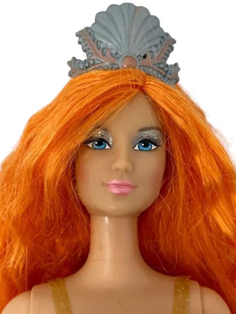 barbie mermaid fantasy kayla orange hair moving arms flipping tail tlc read 44 99 picclick
