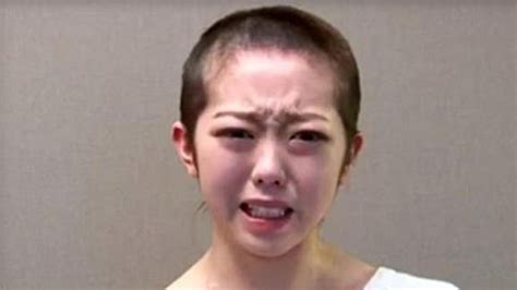 Japanese Girl Band Star Shaves Head In Tearful Apology For Breaking No