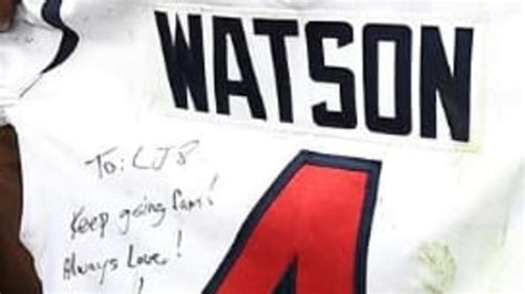 Deshaun Watson Called Lamar Jackson Mvp In Signed Jersey Swap Postgame