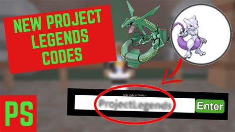 New Project Legendspokémon Codes Free Mewtwo Roblox Project Legends