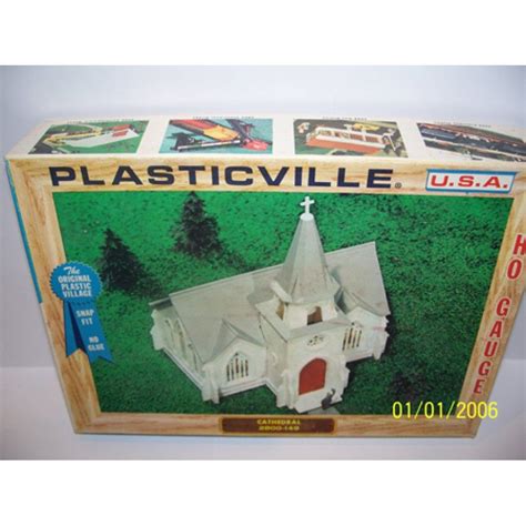 Plasticville Original Bachmann Cathedral 2800 149 Ho Scale Model Kit