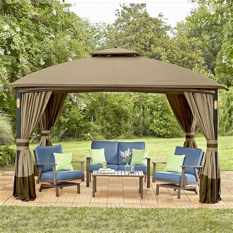 Garden Oasis Moorehead Music And Lighted Gazebo With
